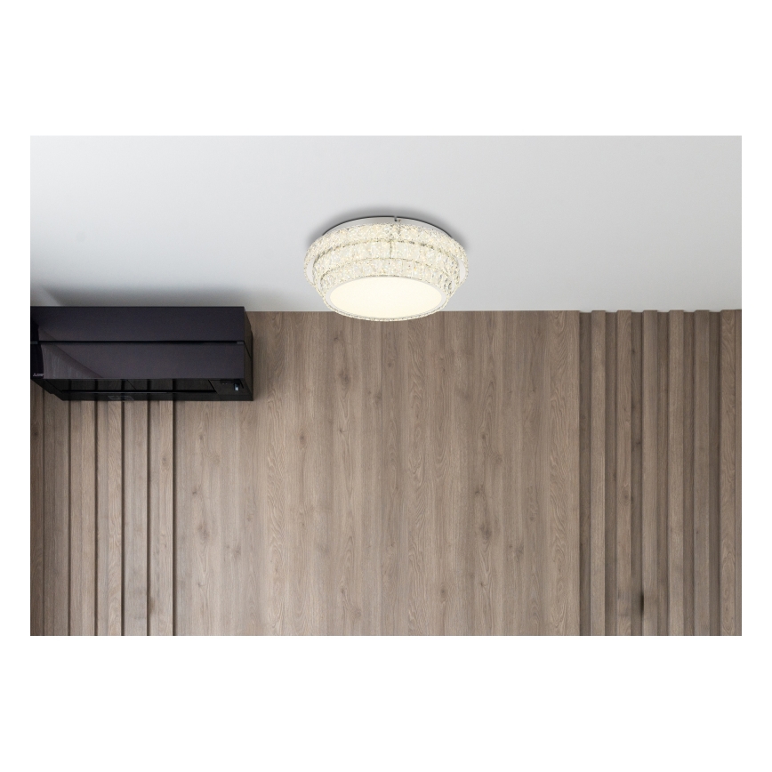Globo - LED dimbare plafondlamp LED/48W/230V 2700-6000K Ø 50 cm wit + afstandsbediening