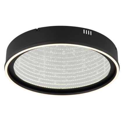 Globo - dimbare LED-plafondlamp LED/40W/230V 2700-6500K Ø 51,5 cm zwart + afstandsbediening