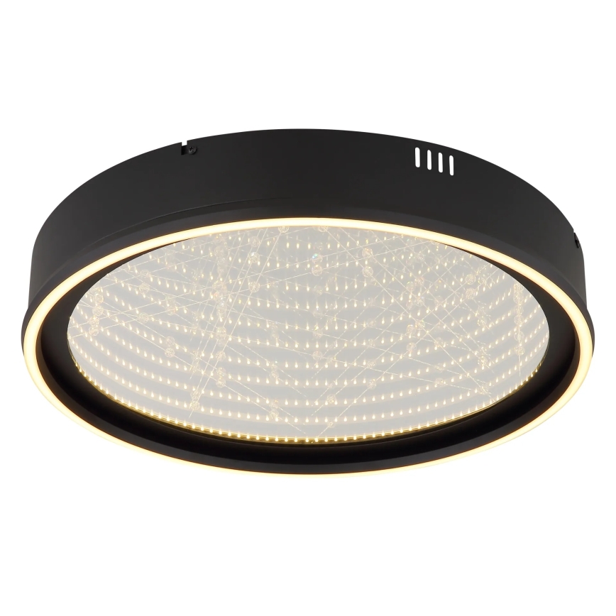 Globo - dimbare LED-plafondlamp LED/40W/230V 2700-6500K Ø 51,5 cm zwart + afstandsbediening