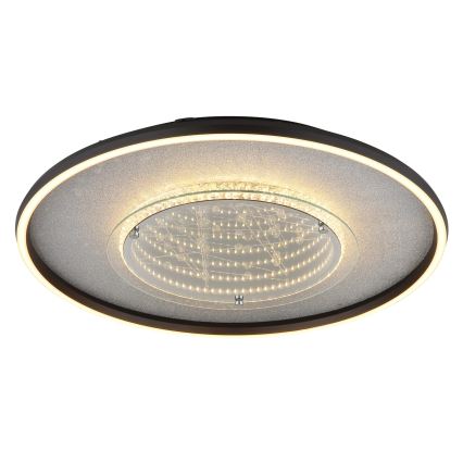 Globo - LED-plafondlamp LED/40W/230V 3000/4000/6000K Ø 51,5 cm zwart