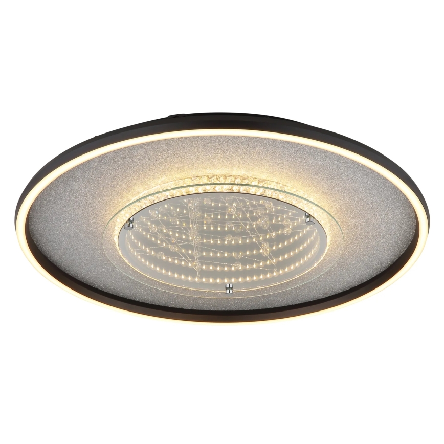 Globo - LED-plafondlamp LED/40W/230V 3000/4000/6000K Ø 51,5 cm zwart