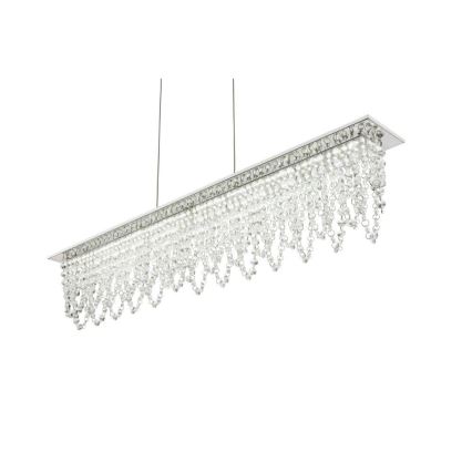 Globo - LED Dimbaar kristal Hanglamp aan een touw LED/24W/230V 3000-6000K + afstandsbediening