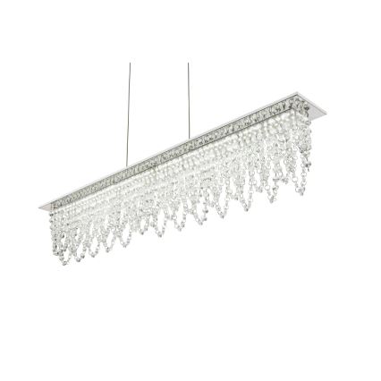 Globo - LED Dimbaar kristal Hanglamp aan een touw LED/24W/230V 3000-6000K + afstandsbediening