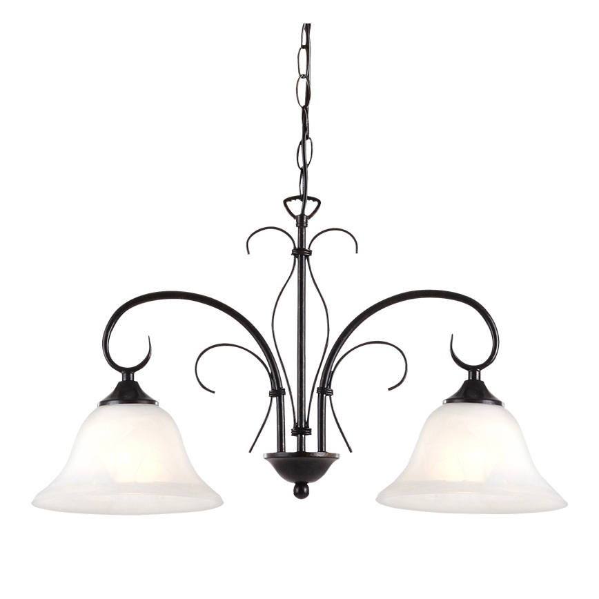 Globo - Hanglamp aan ketting 2xE27/60W/230V