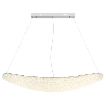 Globo - dimbare LED-pendellamp aan kabel LED/40W/230V 2700-6000K glanzend chroom + afstandsbediening