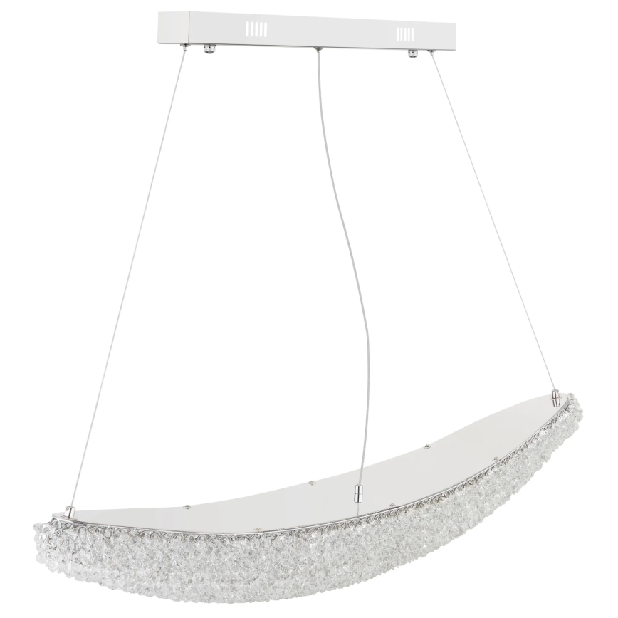 Globo - dimbare LED-pendellamp aan kabel LED/40W/230V 2700-6000K glanzend chroom + afstandsbediening