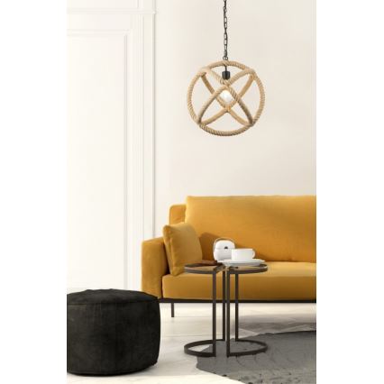 Globo 69029-1H - Hanglamp aan ketting ULLEU 1xE27/60W/230V