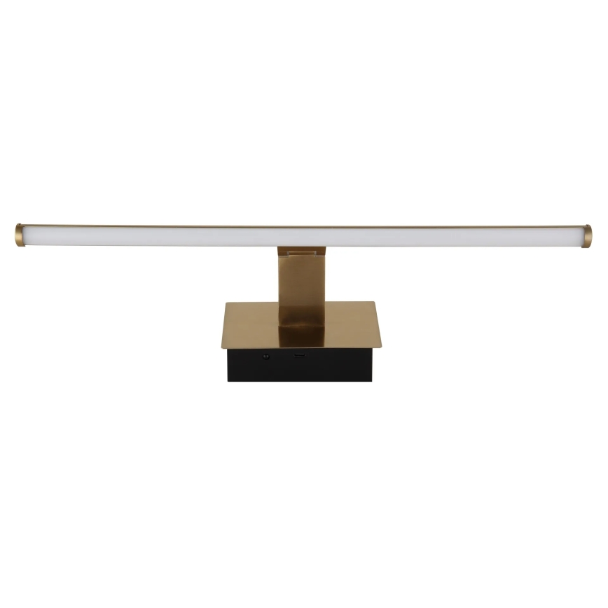 Globo - Oplaadbare LED-schilderijlamp LED/3,5W/5V 40 cm 3600 mAh messing