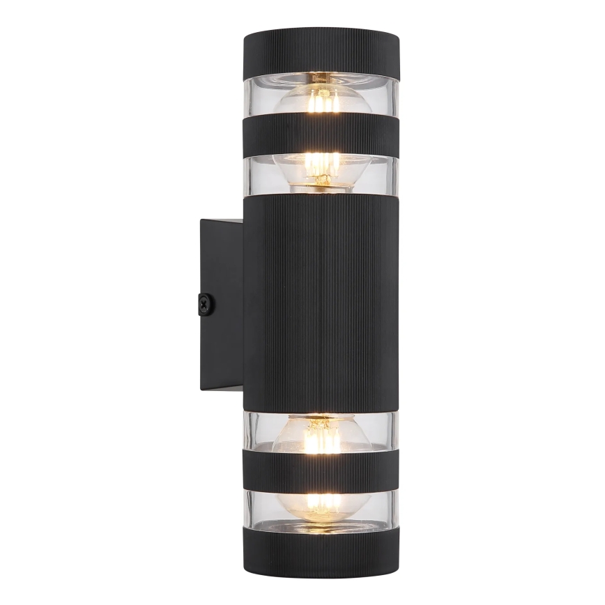 Globo - Wandlamp 2xE27/10W/230V zwart