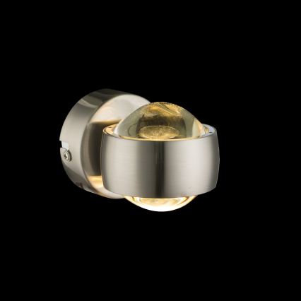 Globo - LED-wandlamp LED/7W/230V 3000K mat chroom