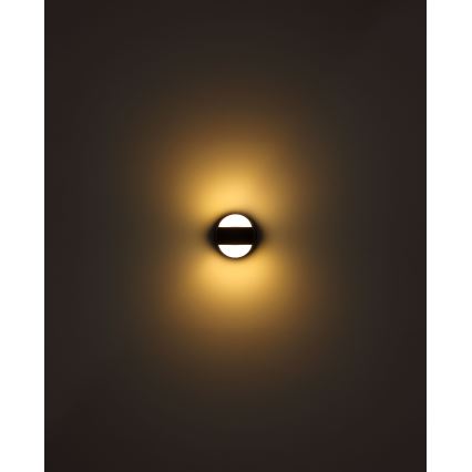 Globo - LED Dimbaar oplaadbaar aanraken wandlamp LED/1,4W/5V 1800 mAh zwart