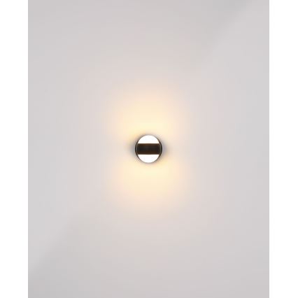 Globo - LED Dimbaar oplaadbaar aanraken wandlamp LED/1,4W/5V 1800 mAh zwart