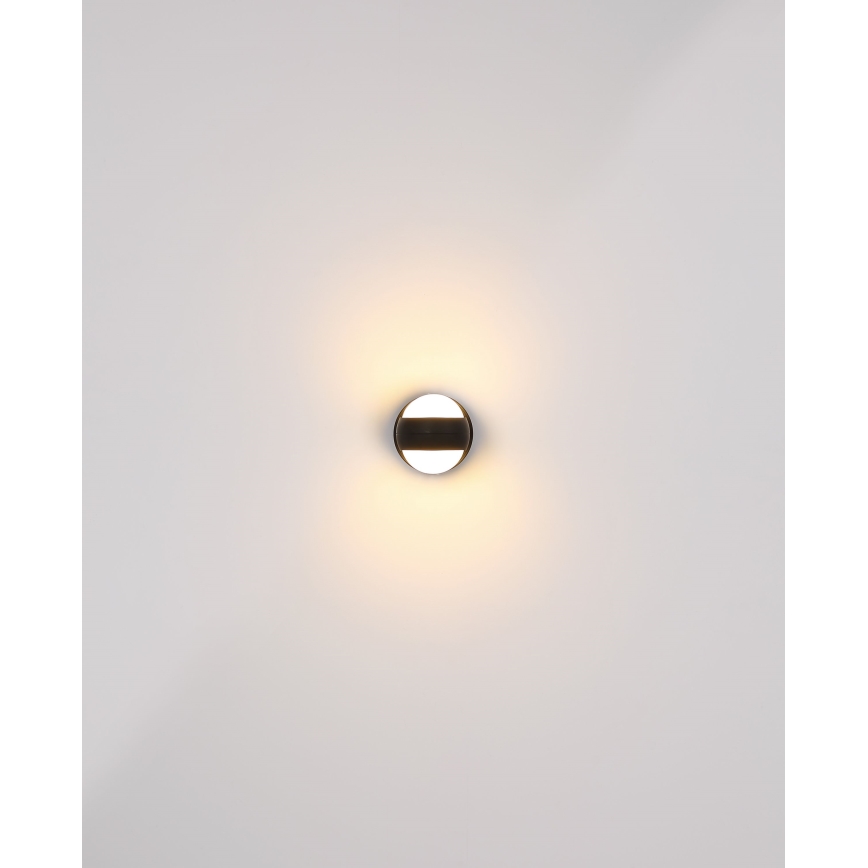 Globo - LED Dimbaar oplaadbaar aanraken wandlamp LED/1,4W/5V 1800 mAh zwart
