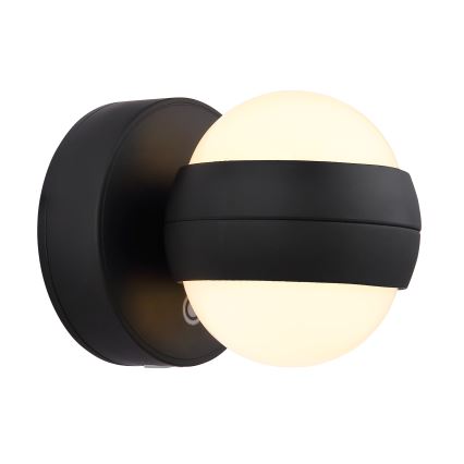 Globo - LED Dimbaar oplaadbaar aanraken wandlamp LED/1,4W/5V 1800 mAh zwart