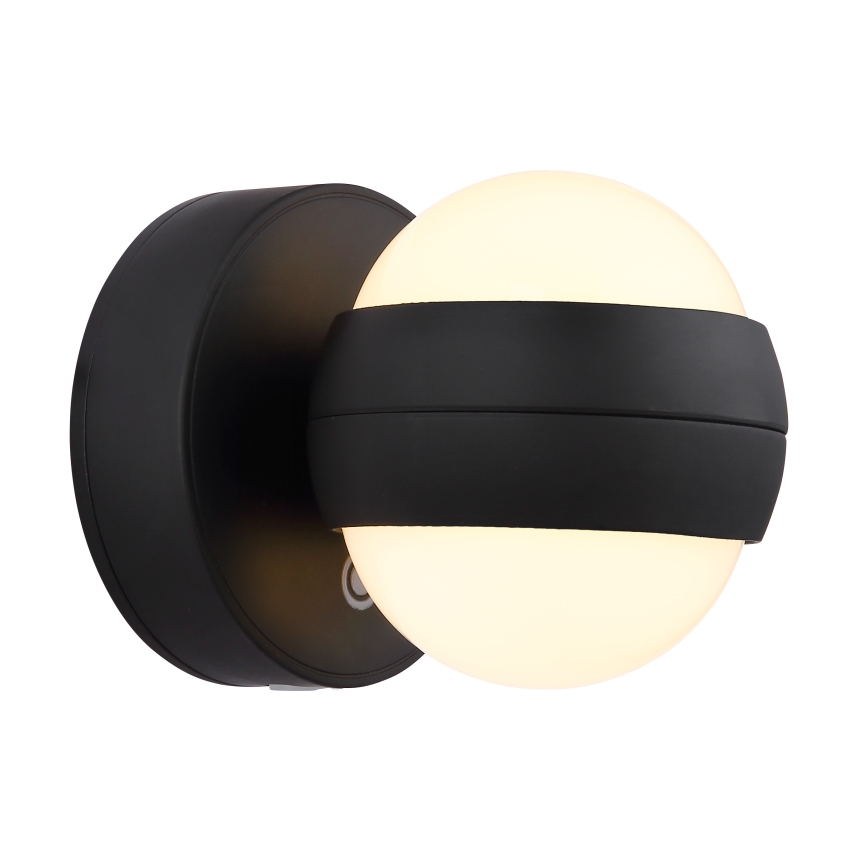 Globo - LED Dimbaar oplaadbaar aanraken wandlamp LED/1,4W/5V 1800 mAh zwart