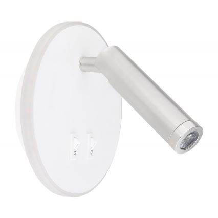 Globo - LED Wand Spot LED/6W + LED/1W/230V