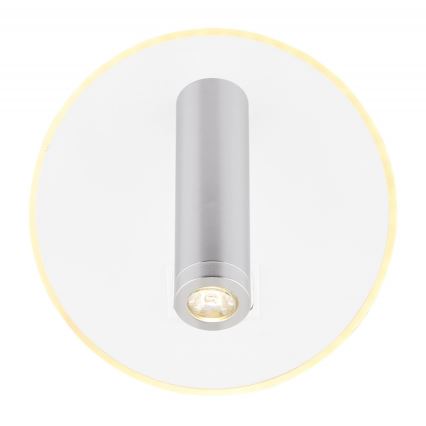 Globo - LED Wand Spot LED/6W + LED/1W/230V