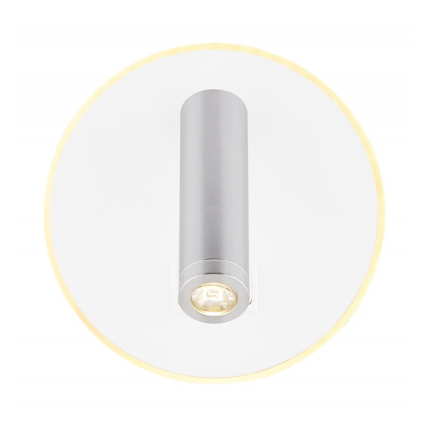 Globo - LED Wand Spot LED/6W + LED/1W/230V