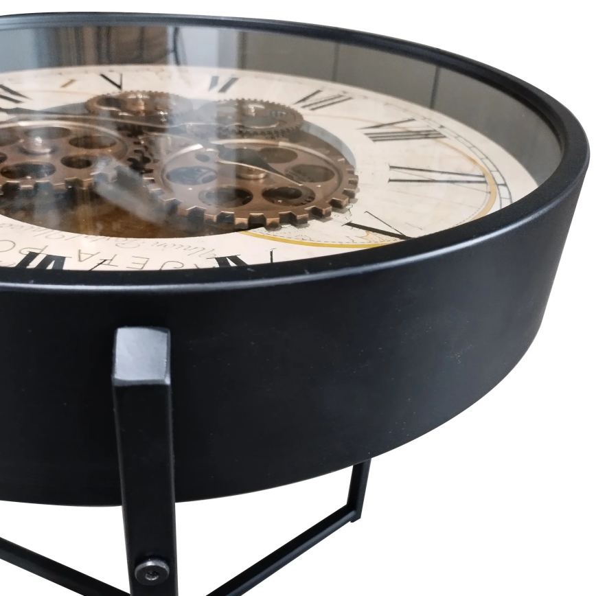 Globo - Salontafel Ø 49 cm zwart