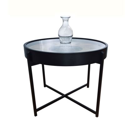 Globo - Salontafel Ø 71,5 cm zwart