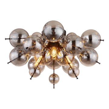 Globo - Bevestigde hanglamp 3xE14/25W/230V diameter 55 cm zwart