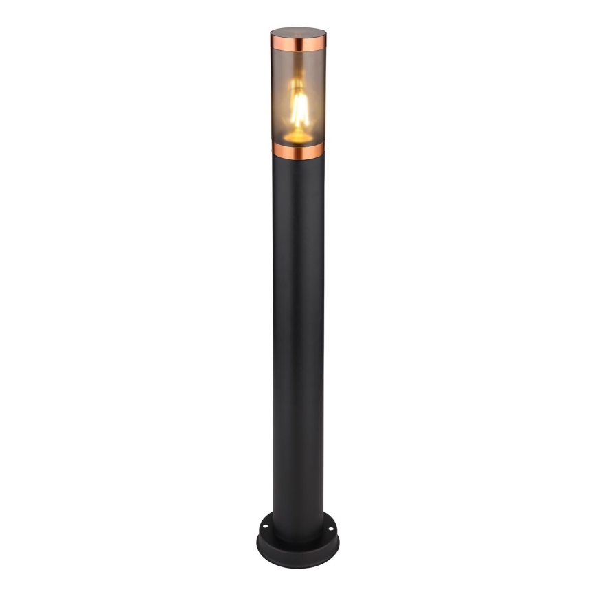 Globo - Buitenlamp 1xE27/23W/230V IP44 80 cm zwart/koper
