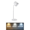 Globo - Dimbaar LED touch tafellampje 4in1 LED/6W/3,7V 3000K/4000K/6500K 1500 mAh USB wit