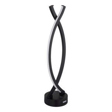 Globo - Dimbaar LED touch tafellampje LED/1W/3,7V 3000K 1800 mAh USB zwart