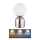 Globo - Dimbaar LED touch tafellampje LED/2,5W/3,7V 2700K/4000K/6500K 1800 mAh USB mat chroom
