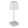 Globo - Dimbaar LED touch tafellampje LED/2W/5V 3000/4500/6500K 800 mAh zilver