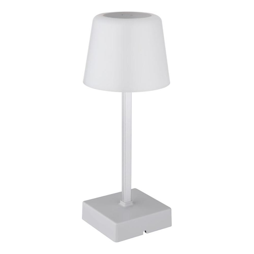 Globo - Dimbaar LED touch tafellampje LED/2W/5V 3000/4500/6500K 800 mAh zilver