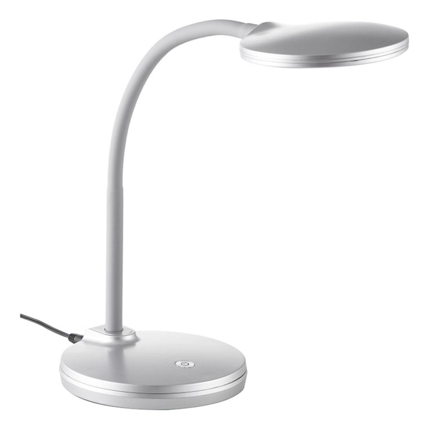 Globo - Dimbaar LED touch tafellampje LED/4W/230V zilver