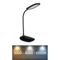 Globo - Dimbaar LED touch tafellampje LED/9W/230V 3000K/4000K/6500K CRI 90 zwart
