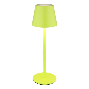 Globo - Dimbare, aanraakbediende oplaadbare buitentafellamp 3-in-1, LED 3W/5V, 3000/4000/5000K, IP54, 1800 mAh, groen