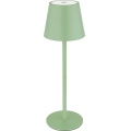 Globo - Dimbare LED aanraak- en oplaadbare buitentafellamp 3-in-1 LED/3W/5V 3000/4000/5000K IP54 1800 mAh groen