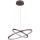 Globo - Dimbare LED hanglamp aan een koord 2xLED/21W/230V bruin