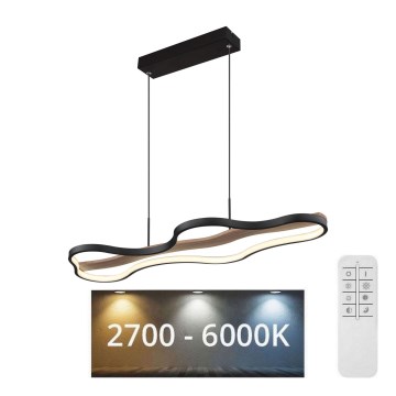 Globo - Dimbare LED hanglamp aan een koord LED/30W/230V 2700-6000K + afstandsbediening