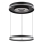 Globo - Dimbare LED hanglamp aan een koord LED/54W/230V 2700-6500K diameter 60 cm zwart + afstandsbediening