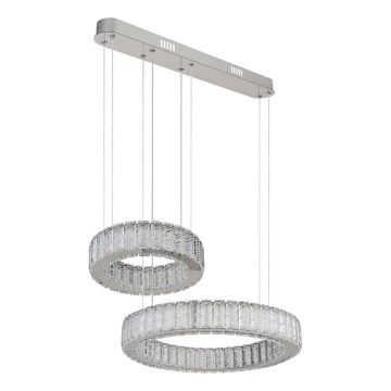 Globo - Dimbare LED hanglamp aan een koord LED/80W/230V 2700-6000K + afstandsbediening