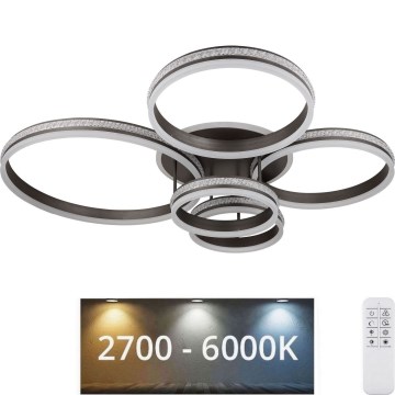 Globo - Dimbare LED Plafondlamp LED/120W/230V 2700K-6000K + afstandsbediening