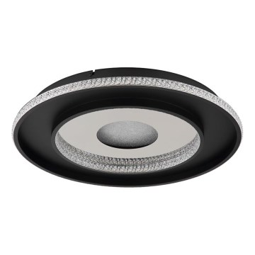 Globo - Dimbare LED plafondlamp LED/30W/230V 2700-6500K diameter 52,5 cm zwart + afstandsbediening