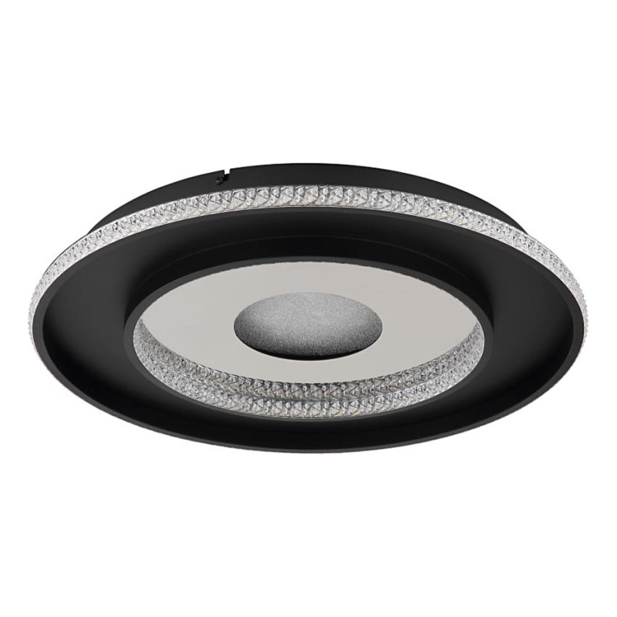 Globo - Dimbare LED plafondlamp LED/30W/230V 2700-6500K diameter 52,5 cm zwart + afstandsbediening