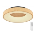 Globo - Dimbare LED plafondlamp LED/30W/230V + afstandsbediening