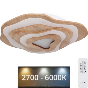 Globo - Dimbare LED plafondlamp LED/40W/230V 2700-6000K + afstandsbediening