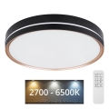Globo - Dimbare LED plafondlamp LED/40W/230V 2700-6500K + afstandsbediening