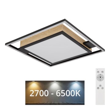Globo - Dimbare LED plafondlamp LED/40W/230V 2700-6500K + afstandsbediening