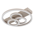 Globo - Dimbare LED-plafondlamp LED/40W/230V 2700-6500K Ø 35x33 cm beige + afstandsbediening