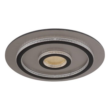 Globo - Dimbare LED-plafondlamp LED/40W/230V 3000-6500K Ø 45 cm zwart + afstandsbediening