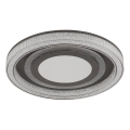Globo - Dimbare LED plafondlamp LED/48W/230V 2700-6000K diameter 48 cm antraciet + afstandsbediening