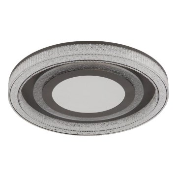 Globo - Dimbare LED plafondlamp LED/48W/230V 2700-6000K diameter 48 cm antraciet + afstandsbediening